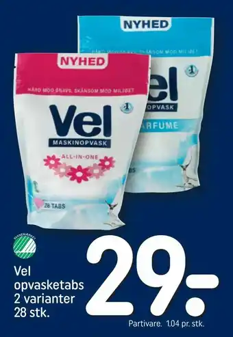 Vel opvasketabs 2 varianter