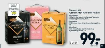 REMA 1000 Diamond Hill Australsk rød-, hvid- eller rosévin tilbud