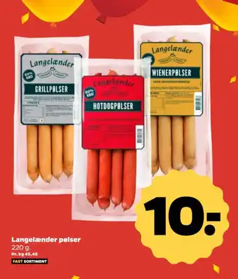 Netto Langelænder pølser tilbud