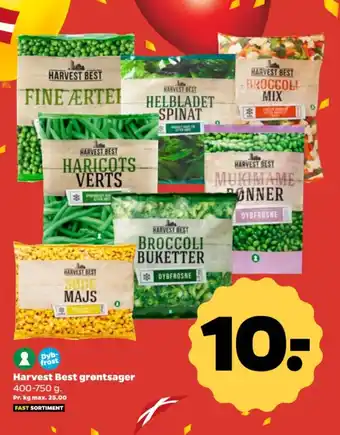 Netto Harvest Best grøntsager tilbud