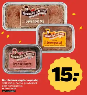 Netto Bornholmerslagteren postej tilbud