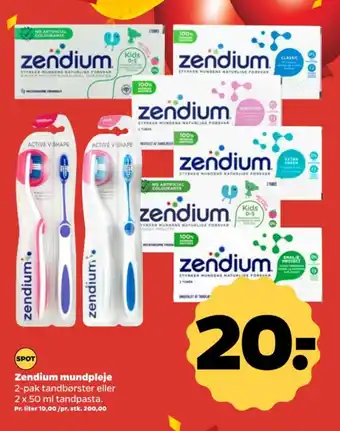 Netto Zendium mundpleje tilbud