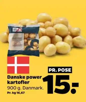 Netto Danske power, kartofler tilbud