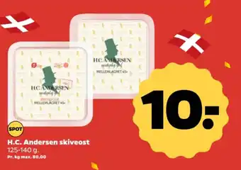 Netto H.C. Andersen skiveost tilbud