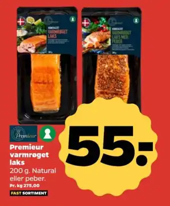 Netto Premieur varmrøget laks tilbud