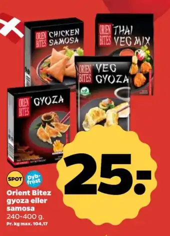 Netto Orient Bitez gyoza eller samosa tilbud