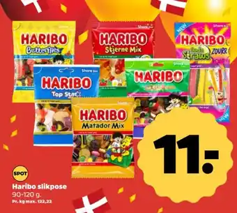 Netto Haribo slikpose 90-120 g. tilbud