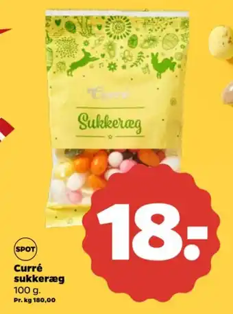 Netto Curré sukkeræg 100 g. tilbud