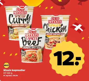 Netto Nissin kopnudler tilbud