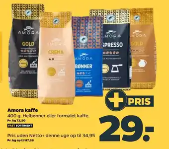 Netto Amora kaffe tilbud