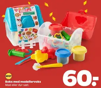 Boks med modellervoks