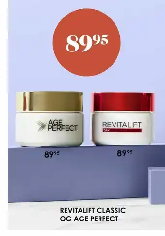 Matas Revitalift classic og age perfect tilbud