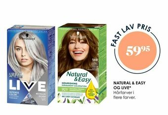 Matas Natural & easy og live tilbud