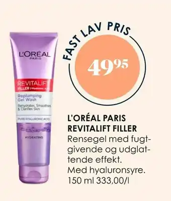 Matas L'oréal paris revitalift filler tilbud