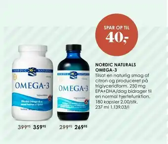 Matas Nordic naturals omega-3 tilbud