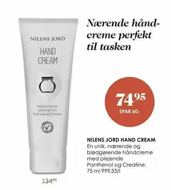 Matas Nilens jord hand cream tilbud
