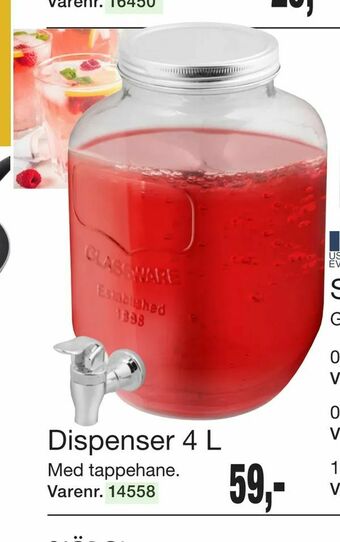 Harald Nyborg Dispenser 4 L tilbud