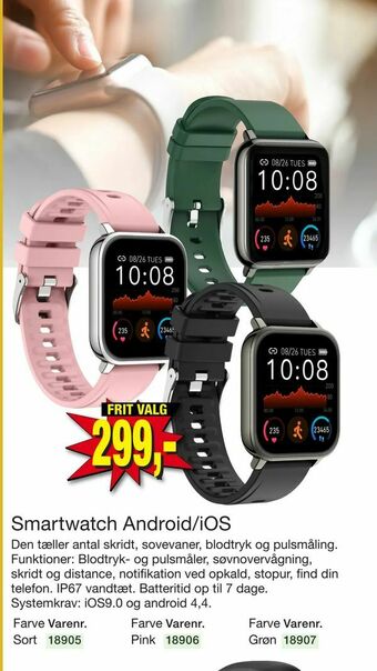 Harald Nyborg Smartwatch Android/iOS tilbud