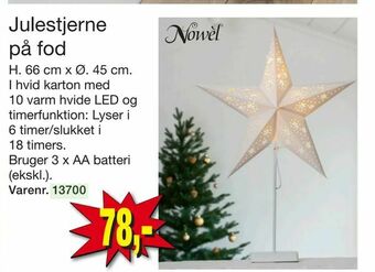 Harald Nyborg Julestjerne på fod tilbud