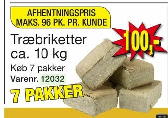 Harald Nyborg Træbriketter ca. 10 kg tilbud