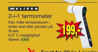 Harald Nyborg 2-i-1 termometer tilbud