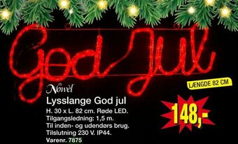 Harald Nyborg Lysslange God jul tilbud