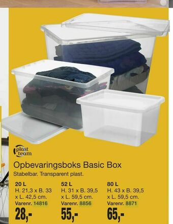 Harald Nyborg Opbevaringsboks Basic Box tilbud