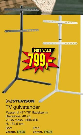 Harald Nyborg TV gulvstander tilbud