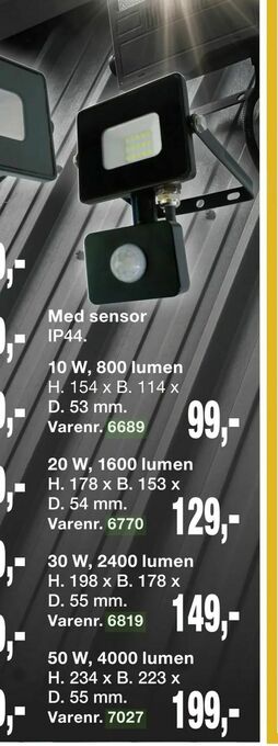 Harald Nyborg Projektør tilbud