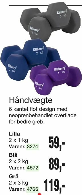 Harald Nyborg Håndvægte tilbud