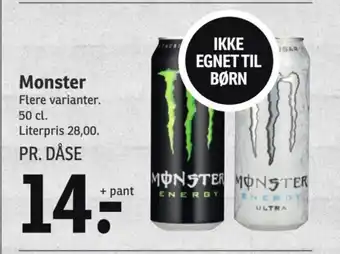 SPAR Monster tilbud