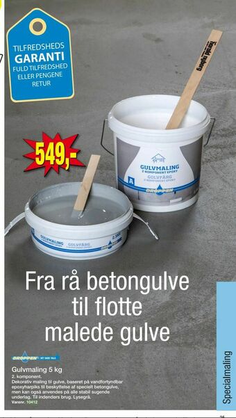 Harald Nyborg Gulvmaling 5 kg tilbud