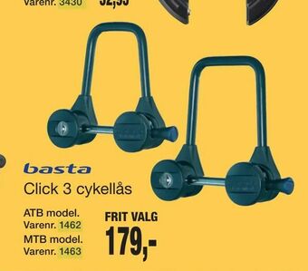 Harald Nyborg Click 3 cykellås tilbud