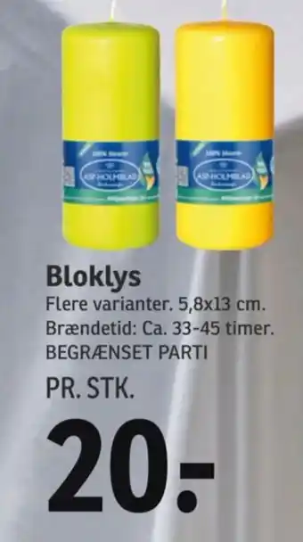 SPAR Bloklys tilbud