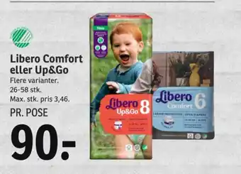 SPAR Libero Comfort eller Up&Go tilbud