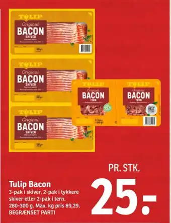 SPAR Tulip Bacon tilbud