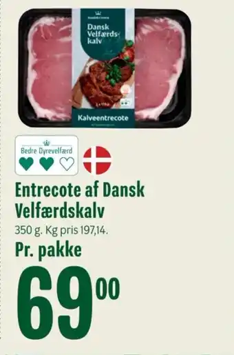 Min Købmand Entrecote af Dansk Velfærdskalv tilbud