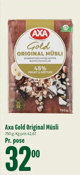 Min Købmand Axa Gold Original Müsli tilbud