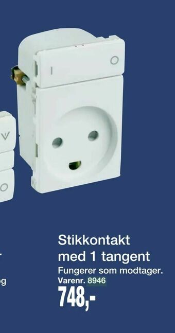 Harald Nyborg Stikkontakt med 1 tangent tilbud