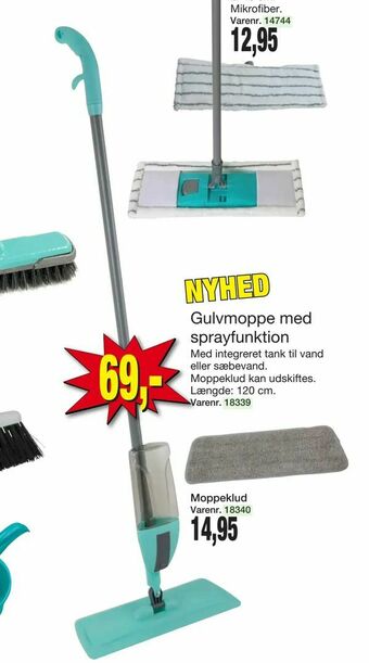 Harald Nyborg Gulvmoppe med sprayfunktion tilbud