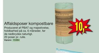Harald Nyborg Affaldsposer kompostbare tilbud