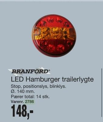 Harald Nyborg LED Hamburger trailerlygte tilbud