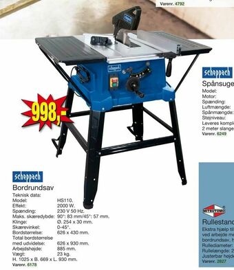 Harald Nyborg Bordrundsav tilbud