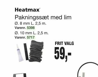 Harald Nyborg Pakningssæt med lim tilbud