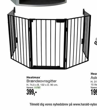 Harald Nyborg Brændeovnsgitter tilbud