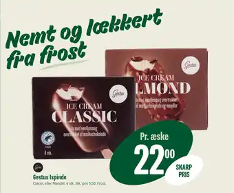 Min Købmand Gestus Ispinde tilbud