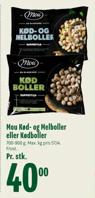 Min Købmand Mou Kød- og Melboller eller Kødboller tilbud