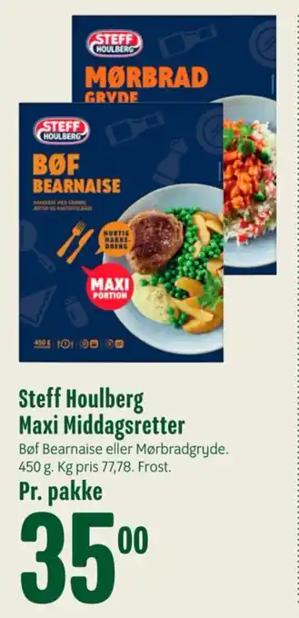 Min Købmand Steff Houlberg Maxi Middagsretter tilbud
