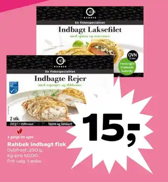 Kvickly Rahbek indbagt fisk tilbud