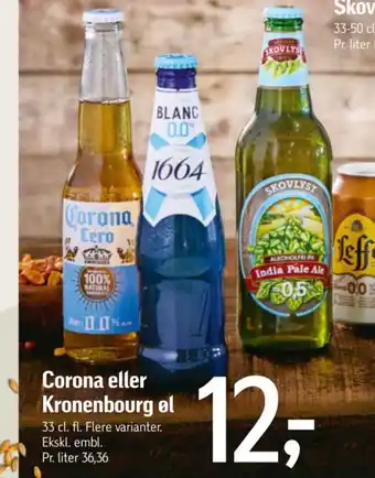 Føtex Corona eller Kronenbourg el tilbud